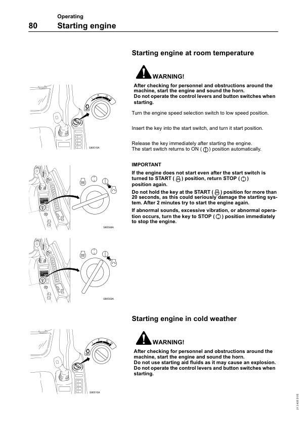 Volvo EC240 Excavator Operators Manual 2134355115 - Image 17