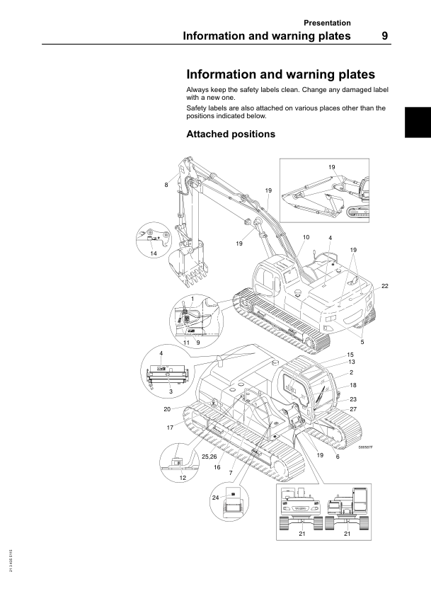 Volvo EC240 Excavator Operators Manual 2134355115 - Image 9
