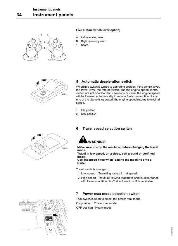 Volvo EC240 Excavator Operators Manual 2134355115 - Image 16