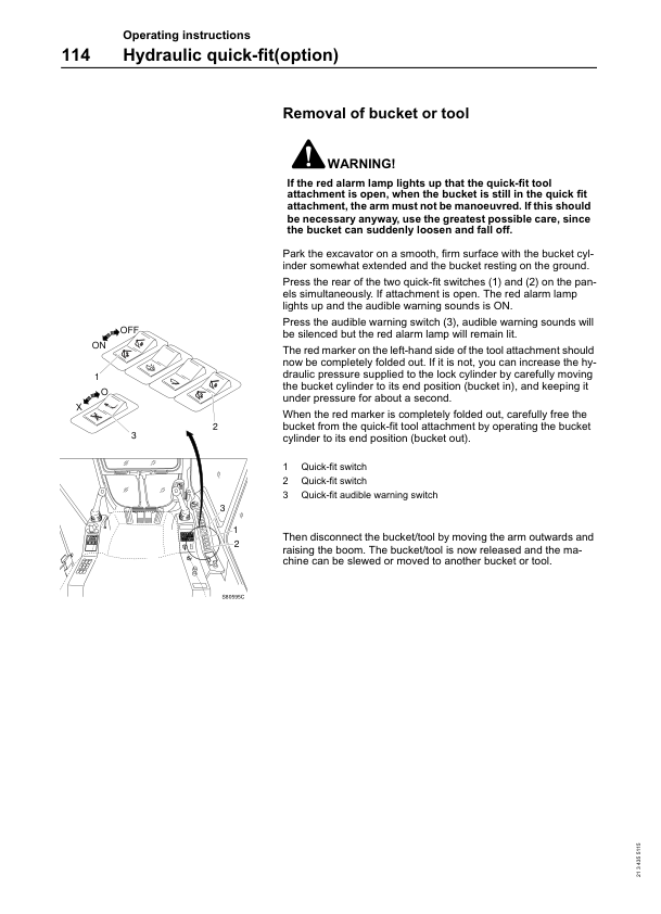 Volvo EC240 Excavator Operators Manual 2134355115 - Image 10