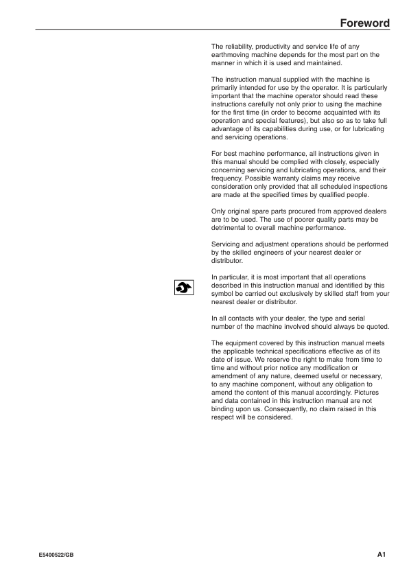 Volvo EC25 Type 281 Excavator Operators Manual 2134400005 - Image 5