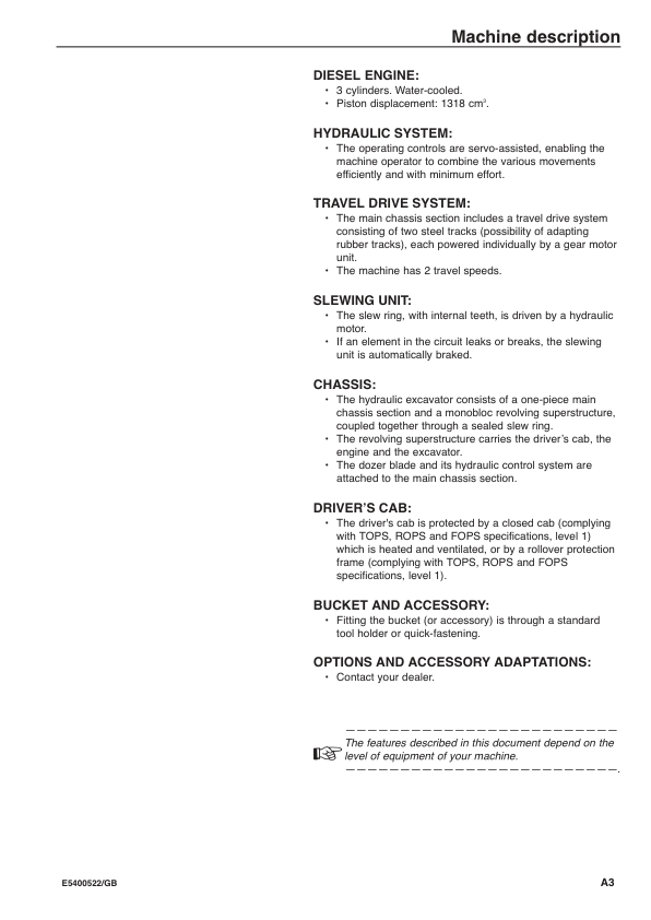 Volvo EC25 Type 281 Excavator Operators Manual 2134400005 - Image 7