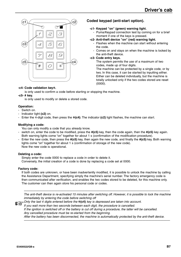 Volvo EC25 Type 281 Excavator Operators Manual E5400522GB - Image 11