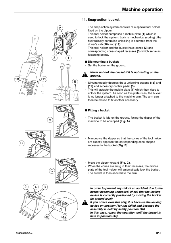 Volvo EC25 Type 281 Excavator Operators Manual E5400522GB - Image 12