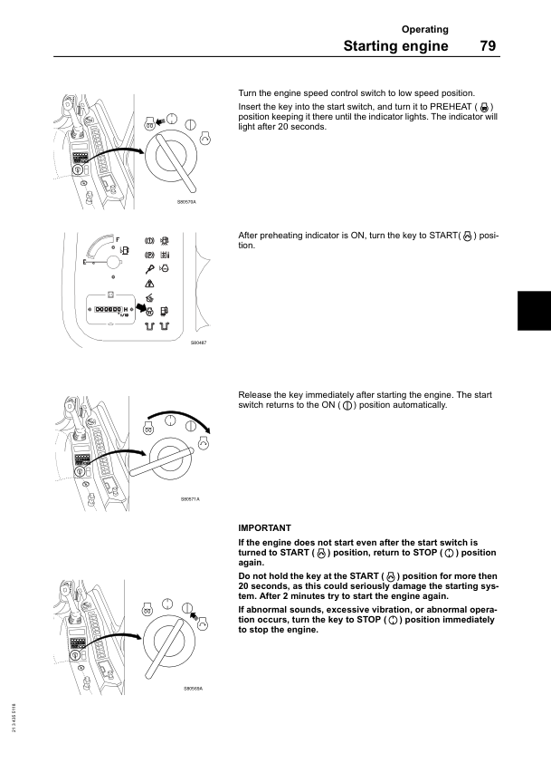 Volvo EC290 Excavator Operators Manual 2134355118 - Image 17
