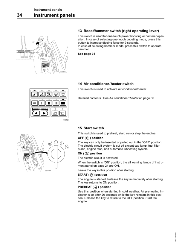 Volvo EC290 Excavator Operators Manual 2134355118 - Image 15