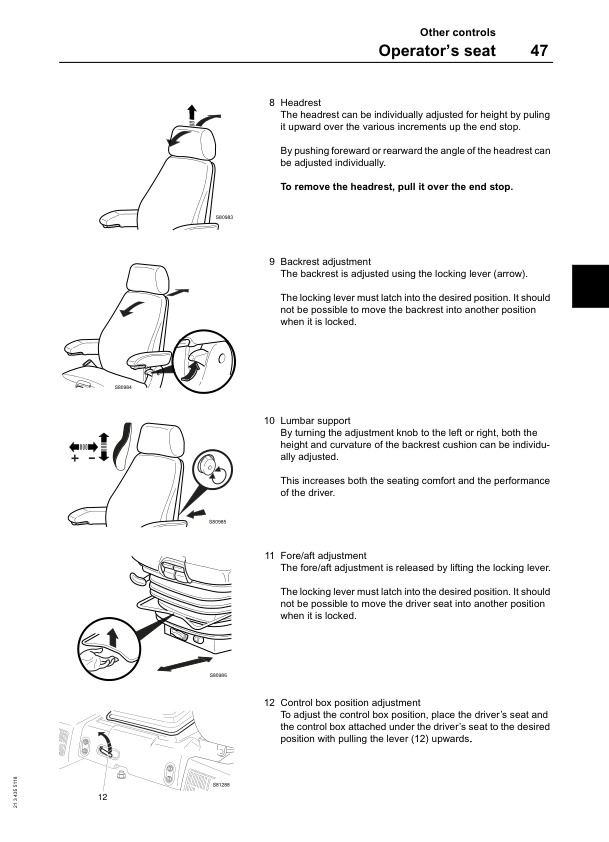 Volvo EC290 Excavator Operators Manual 2134355118 - Image 16