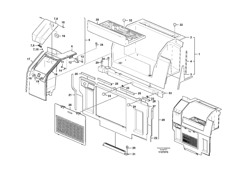 Volvo EC300F Excavator Parts Catalog SN 410011 and UP 20064359A - Image 10