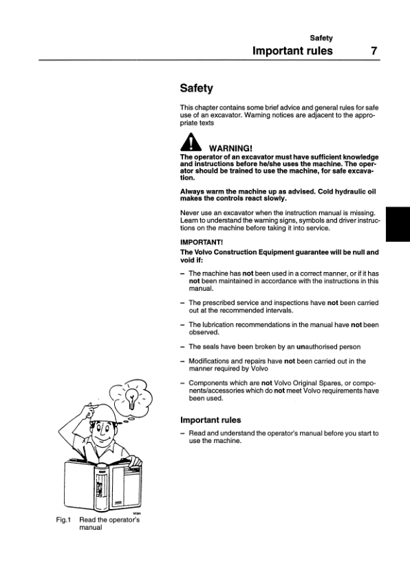 Volvo EC340 Excavator Operators Manual VOE2134301077 - Image 9