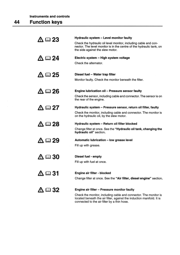 Volvo EC340 Excavator Operators Manual VOE2134301077 - Image 18