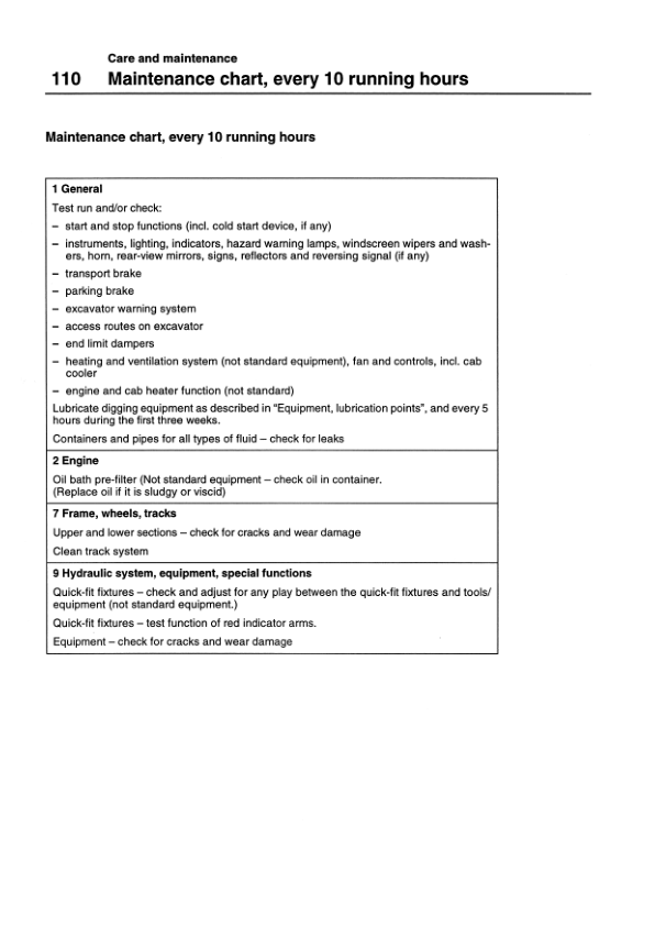 Volvo EC340 Excavator Operators Manual VOE2134301077 - Image 10