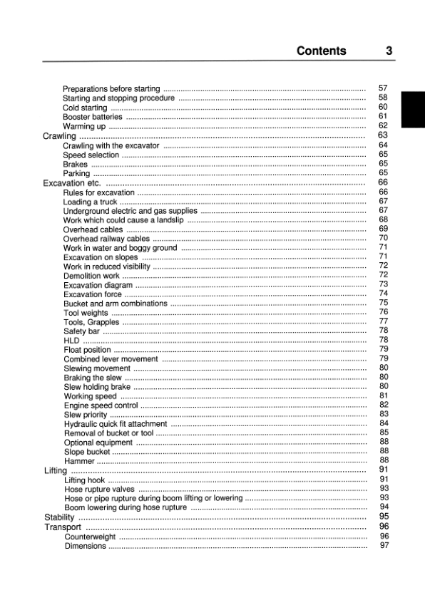 Volvo EC340 Excavator Operators Manual VOE2134301077 - Image 6