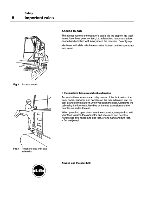 Volvo EC340 Excavator Operators Manual VOE2134301077 - Image 3