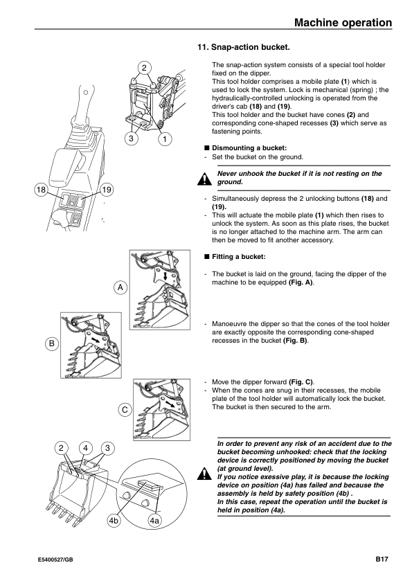Volvo EC35 Type 283 Excavator Operators Manual E5400527GB - Image 9