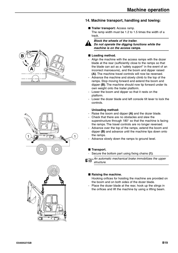 Volvo EC35 Type 283 Excavator Operators Manual E5400527 - Image 10