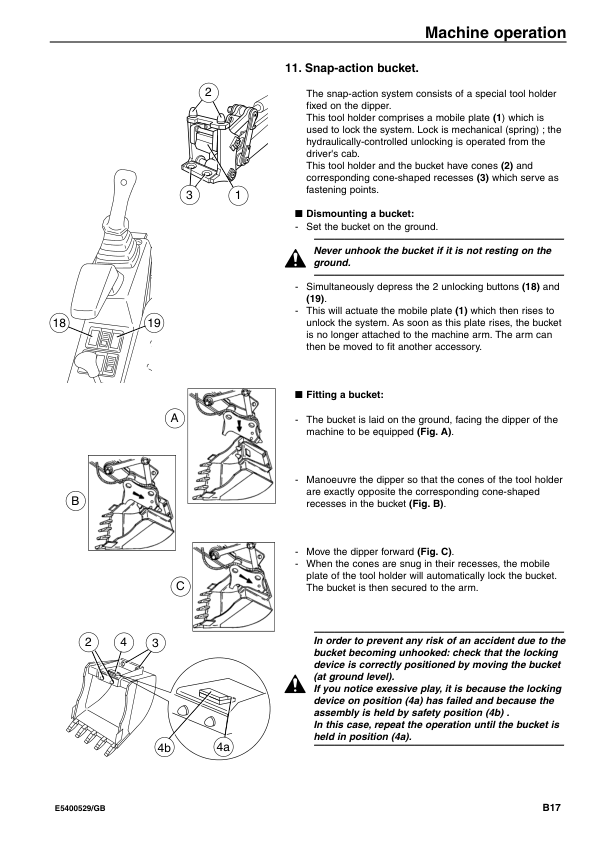 Volvo EC45 Type 284 Excavator Operators Manual E5400529GB - Image 10