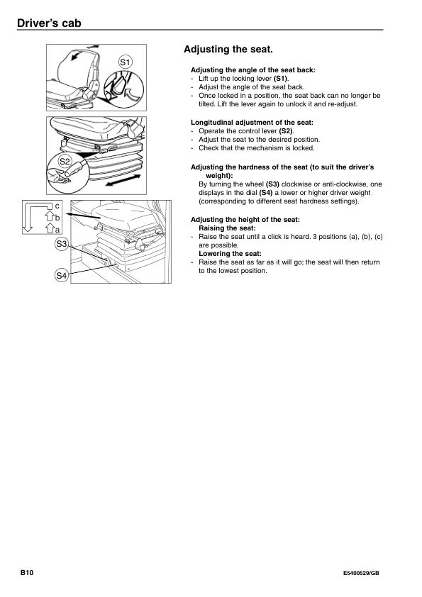 Volvo EC45 Type 284 Excavator Operators Manual E5400529 - Image 11