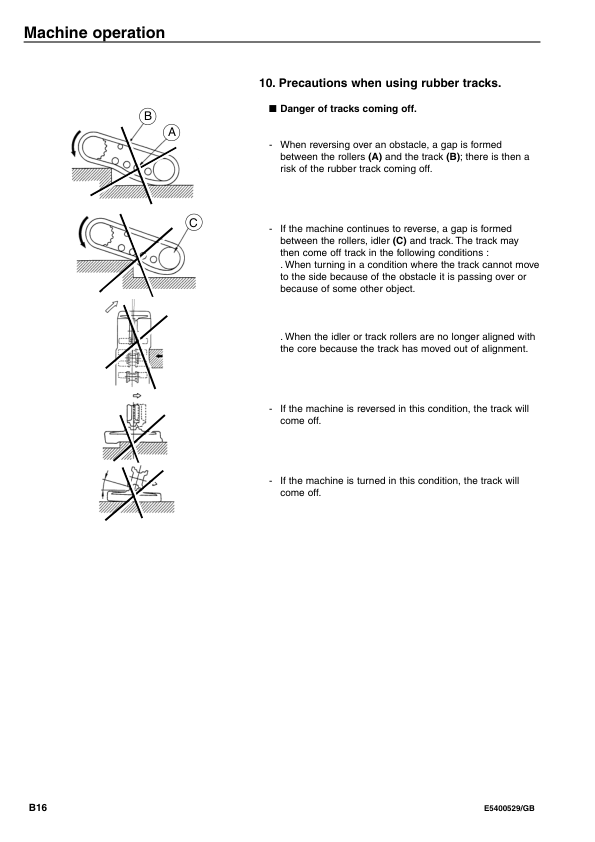 Volvo EC45 Type 284 Excavator Operators Manual E5400529 - Image 12