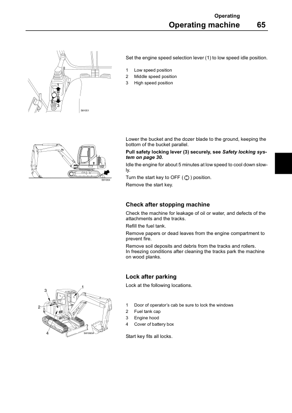 Volvo EC55 Excavator Operators Manual 2114355126 - Image 13