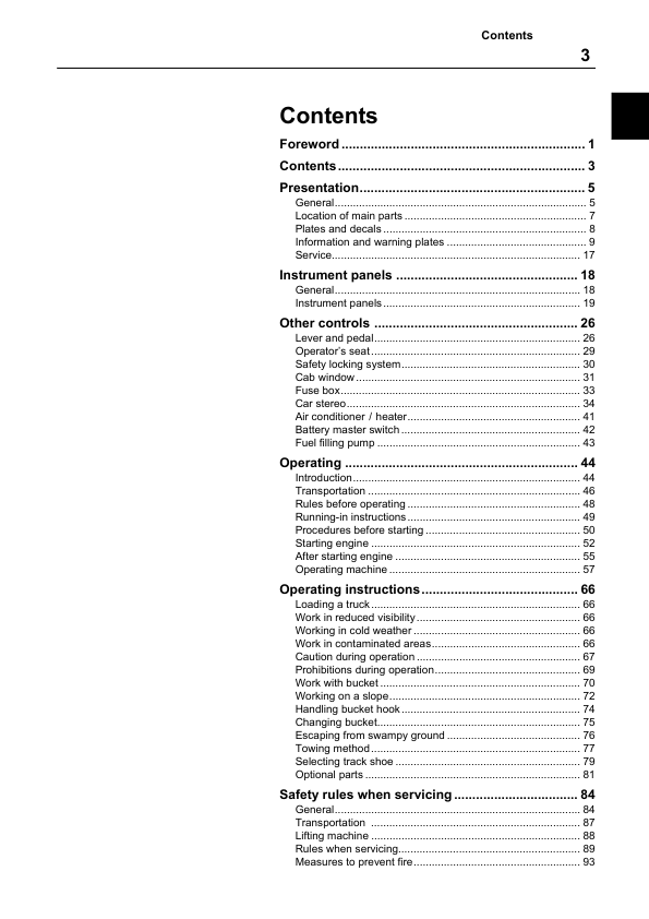 Volvo EC55 Excavator Operators Manual 2114355126 - Image 5
