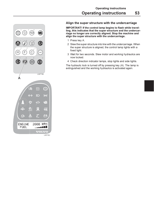Volvo EW140 Excavator Operators Manual - Image 14