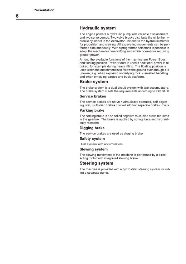 Volvo EW140 Excavator Operators Manual - Image 7