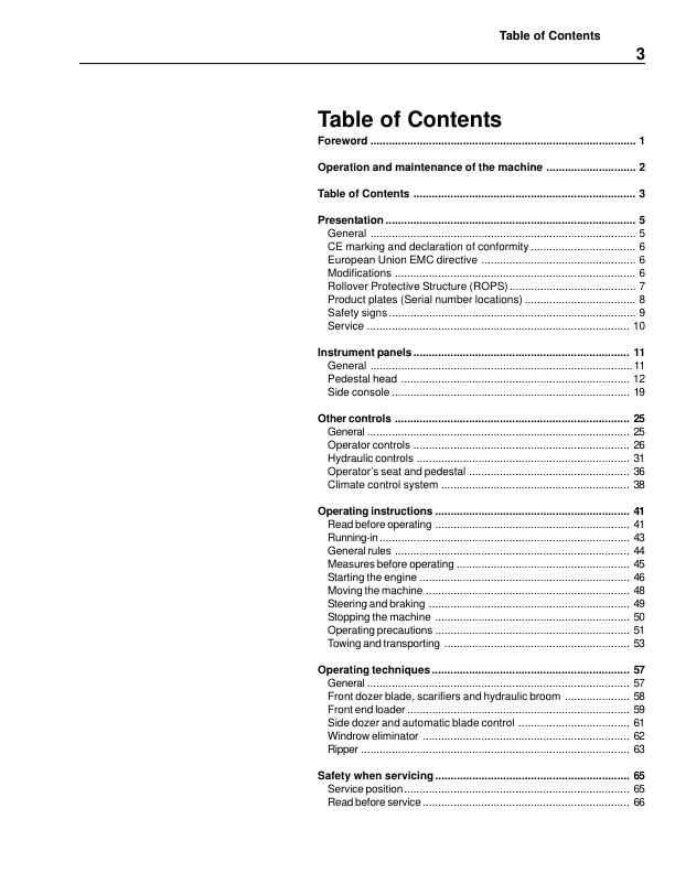 Volvo G60 G66 G80 G86 Grader Operators Manual SN 201112 21161 and UP - Image 6
