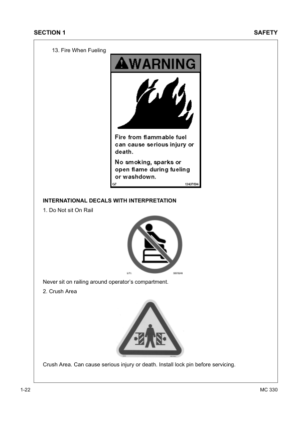 Volvo MC330 Mobile Conveyor Operators Manual SN 183686 and UP VOE21A1004811h - Image 15