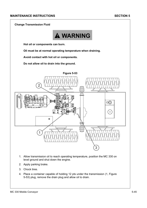 Volvo MC330 Mobile Conveyor Operators Manual SN 183686 and UP VOE21A1004811h - Image 12