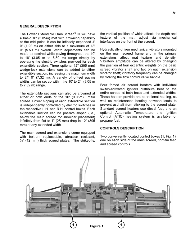 Volvo OMNI IIIA Screed Operators Manual - Image 9