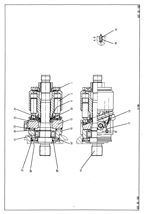 Volvo Titan 423 Tracked Paver Parts Catalog SN 7897 and UP - Image 12