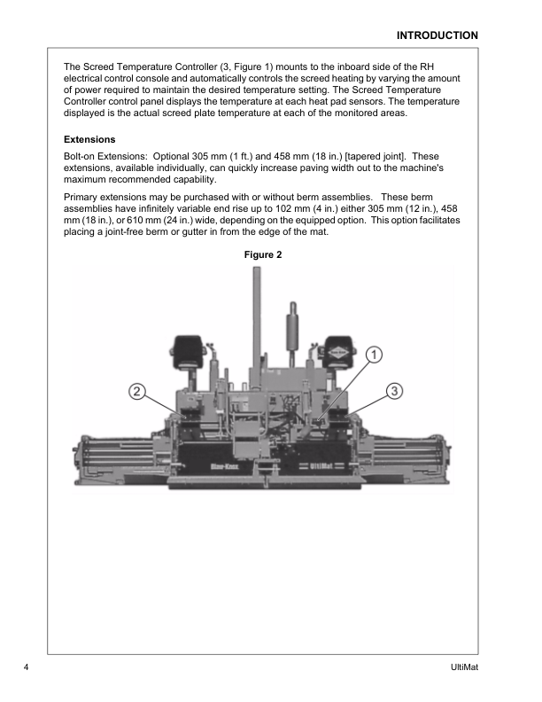 Volvo Ultimat Screed Operators Manual - Image 3