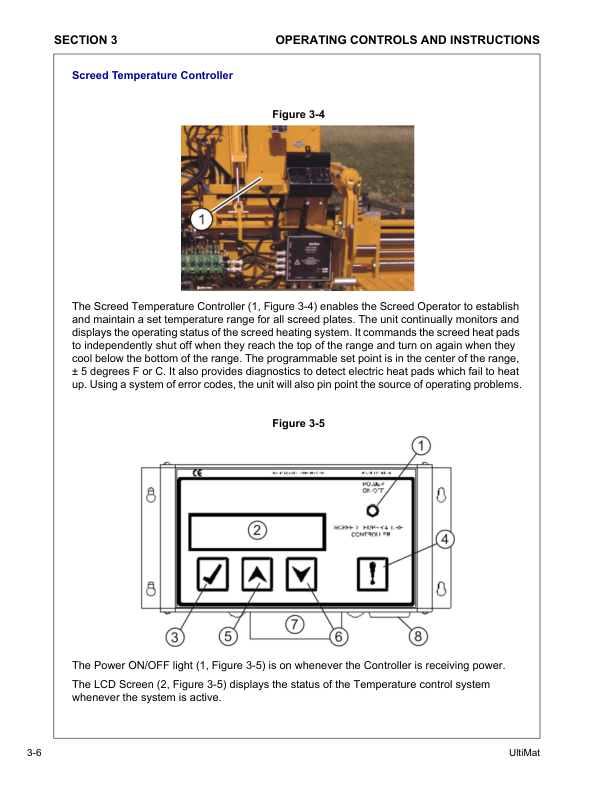 Volvo Ultimat Screed Operators Manual - Image 12