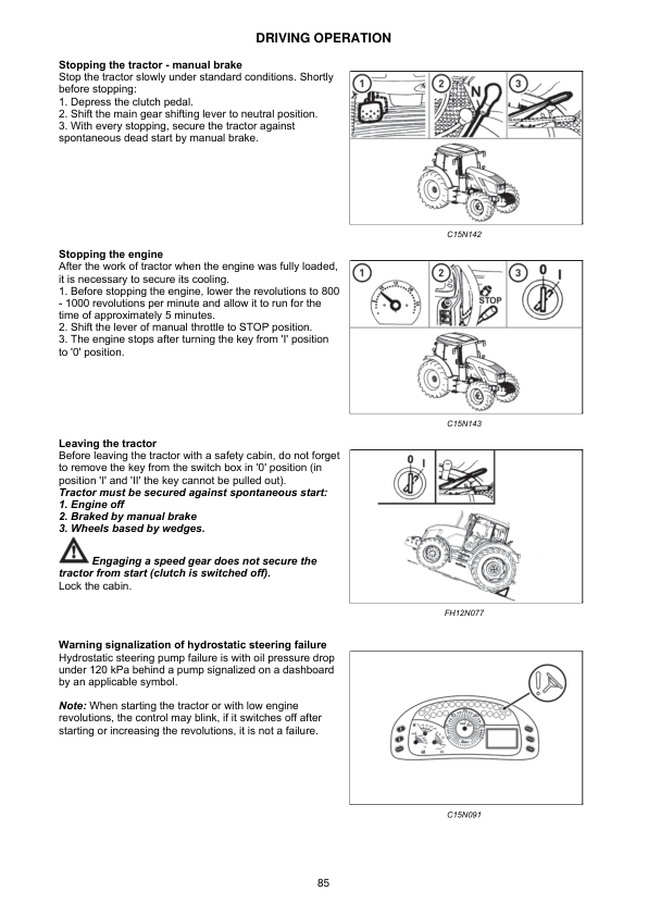 Zetor Crystal Tractor Operators Manual 01-2015 - Image 18