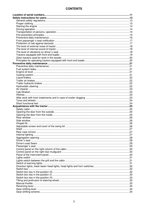 Zetor Crystal Tractor Operators Manual 01-2015 - Image 6