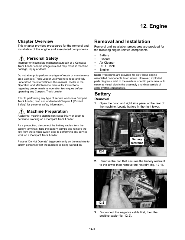 asv RT-135 Max Compact Track Loader Service Manual - Image 16