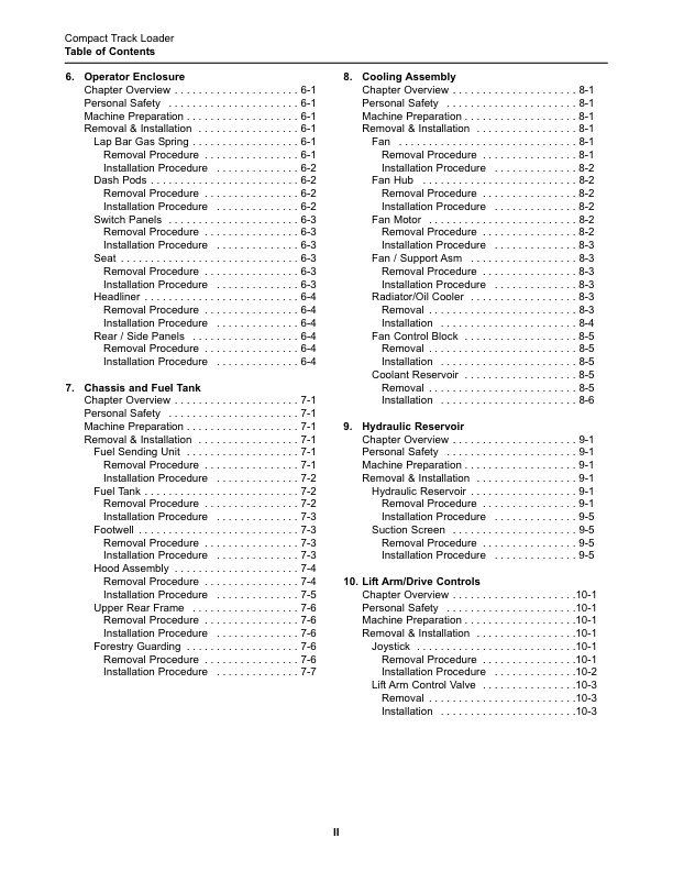 asv RT-135 Max Compact Track Loader Service Manual - Image 4
