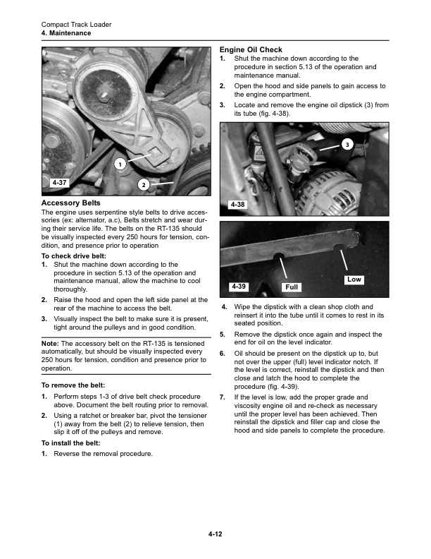 asv RT-135 Max Compact Track Loader Service Manual - Image 11