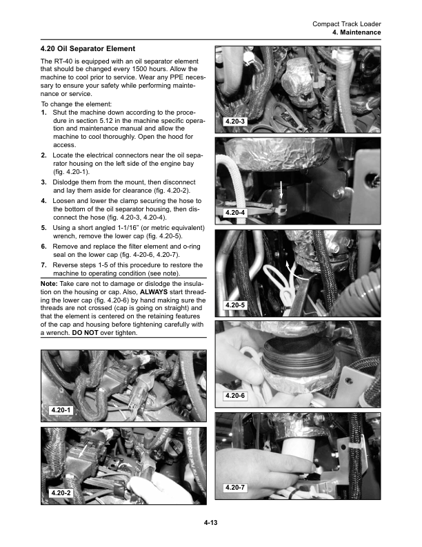 asv RT-40 Compact Track Loader Service Manual - Image 10