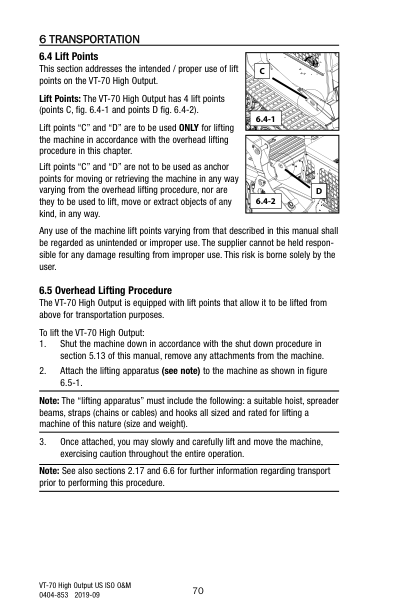 asv VT-70 High Out Rubber Truck Loader Operation and Maintenance Manual - Image 14